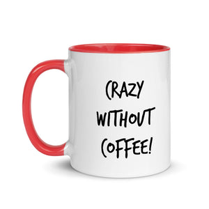 Mug Crazy without Coffee Black Labrador