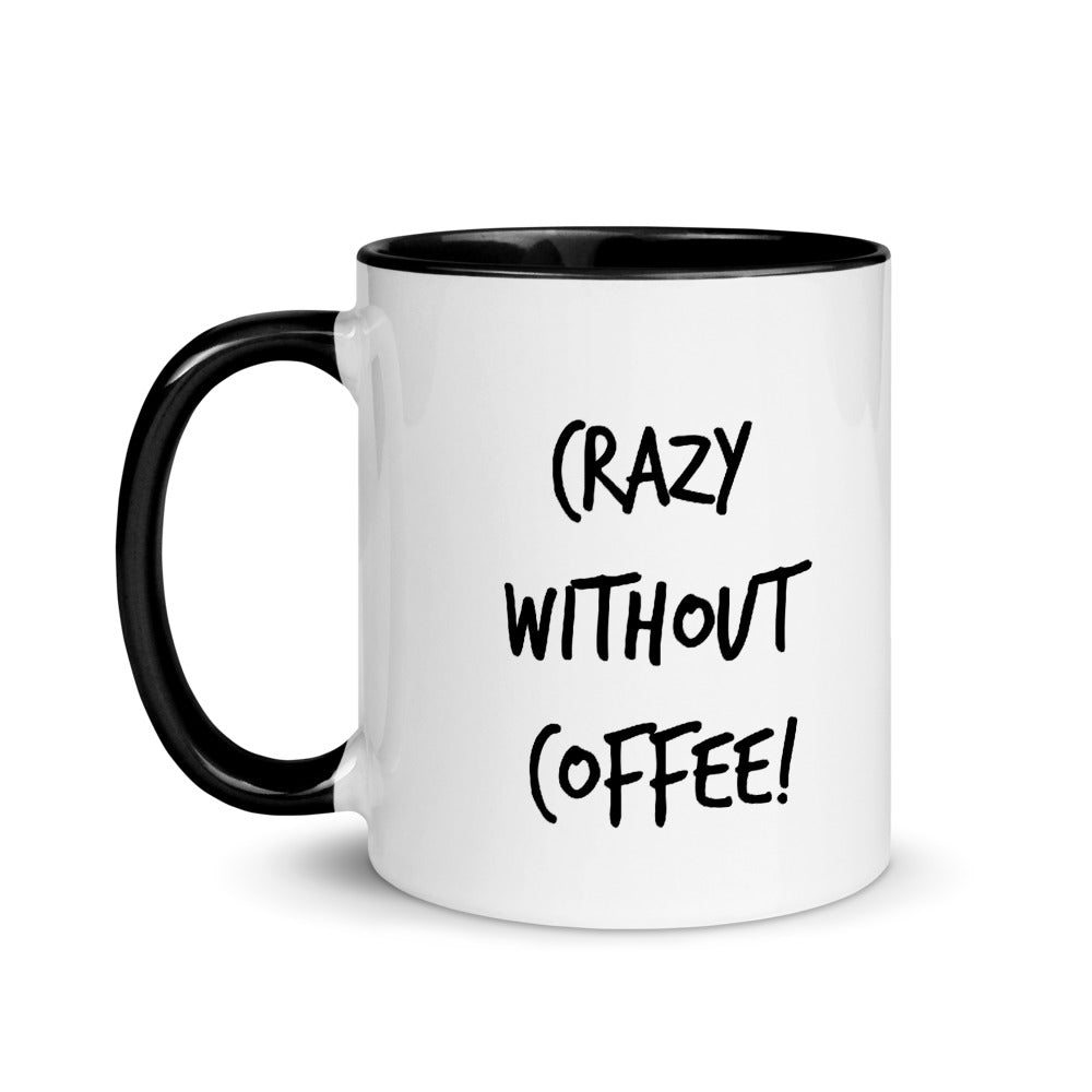 Mug Crazy without Coffee Black Labrador