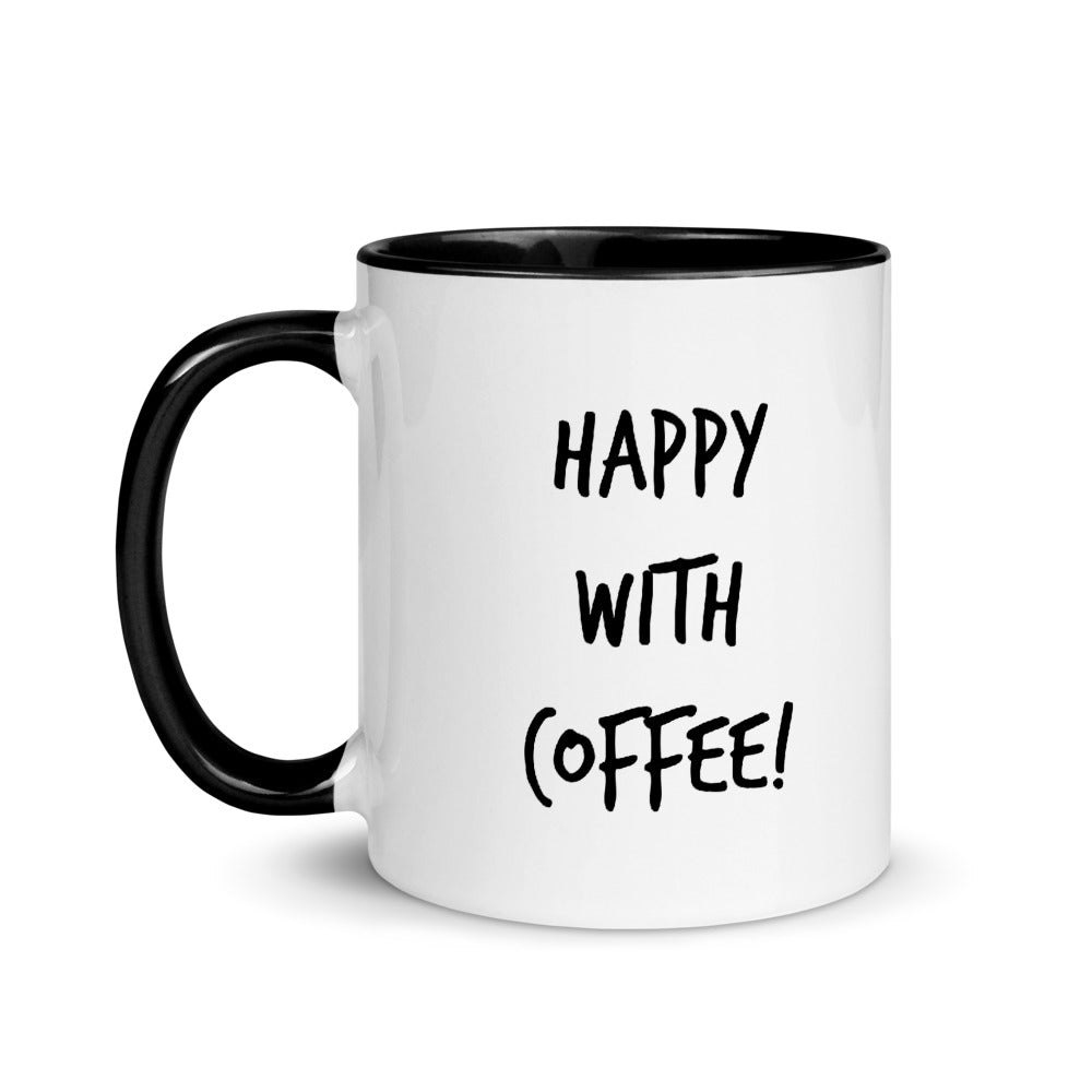 Mug Happy with Coffee Black Labrador