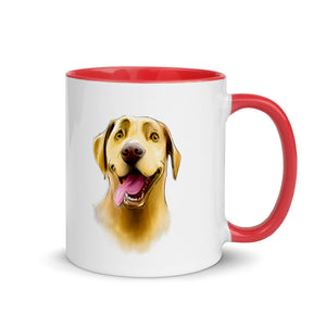 Mug Crazy without Coffee Yellow Labrador