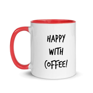 Mug Happy with Coffee Black Labrador
