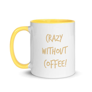 Mug Crazy without Coffee Yellow Labrador