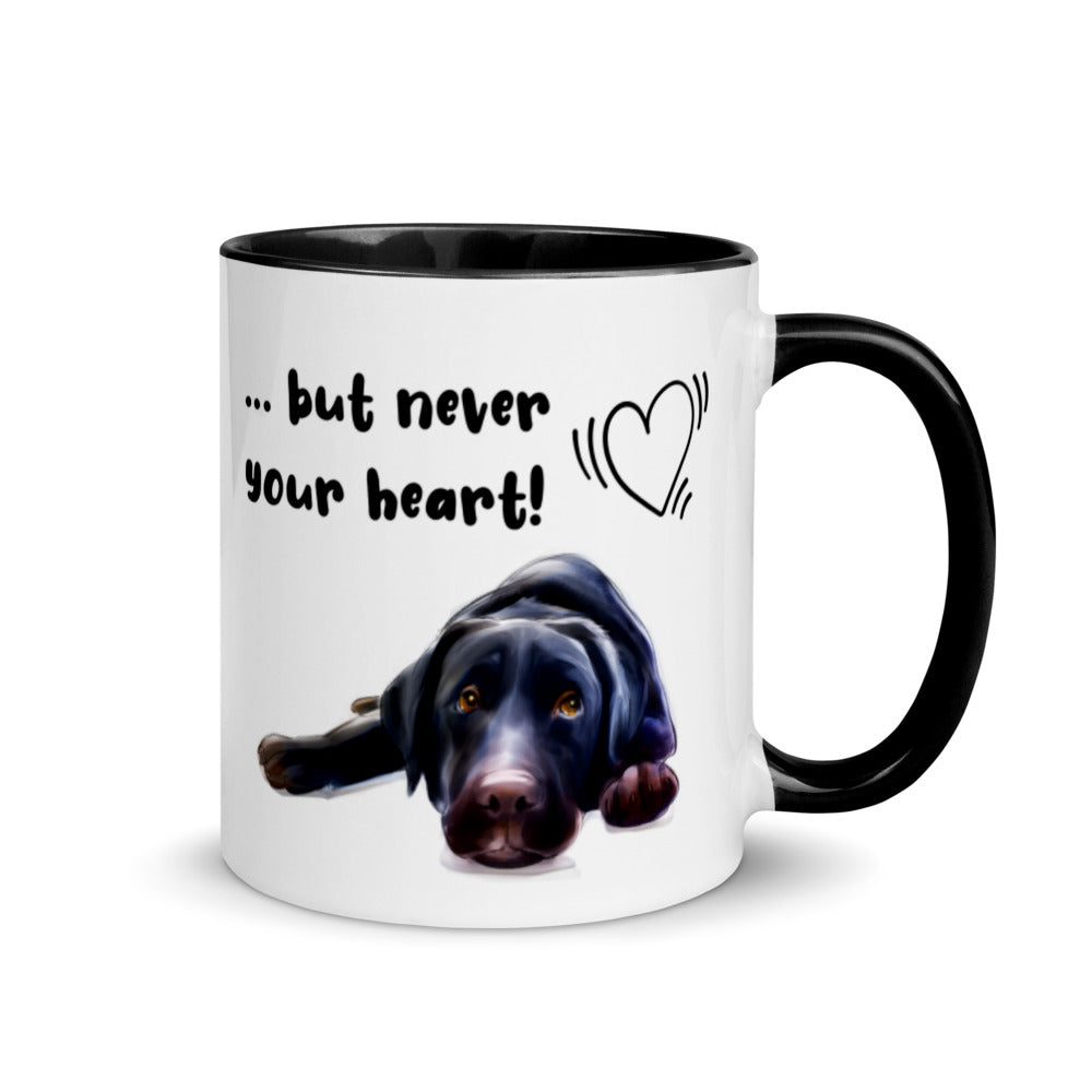 Mug Valentine's Black Labrador Love