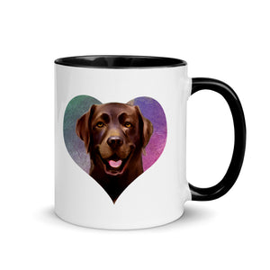 Mug Valentine's Chocolate Labrador