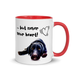 Mug Valentine's Black Labrador Love