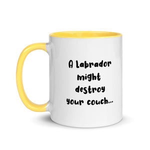 Mug Valentine's Yellow Labrador Love